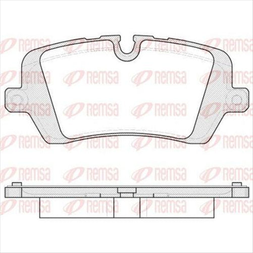 Remsa REAR BRAKE PAD SET LAND ROVER
