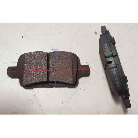 Royale Ceramic Ultra Brake Pad Set L:106.60 H:46.5 T:16 - BP2584