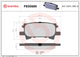 BREMBO NAO REAR DISC PAD SET SUITS TOYOTA HIGHLANDER LEXUS RX330 - P83068N
