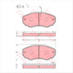 TRW Brake Pad Set Inc. Wear Sensor