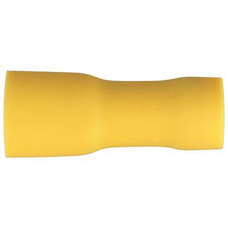 Narva Crimp Terminal Female Bullet Yellow Terminal Entry 5mm Vinyl 50 Pce