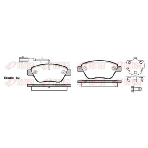 Remsa FRONT BRAKE PADS