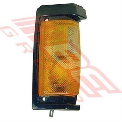 Nissan CORNER LAMP - L/H - BLACK TRIM - AMBER - NISSAN NAVARA D21 1986-89
