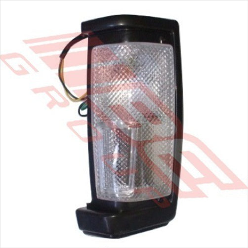 Nissan CORNER LAMP - L/H - BLACK TRIM - WHITE - NISSAN NAVARA D21 1986-89