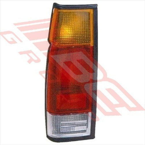 Nissan REAR LAMP - L/H - BLACK TRIM - NISSAN NAVARA D21 1986-92