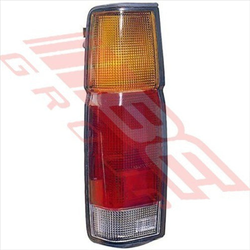 Nissan REAR LAMP - L/H - BLACK TRIM - NISSAN NAVARA D21 K/CAB 1986-92