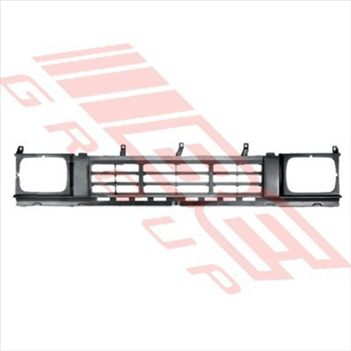 Nissan GRILLE - SILVER BLACK - NISSAN NAVARA D21 K/CAB 1986-87