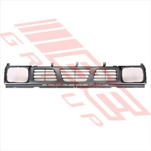 Nissan GRILLE - GREY & BLACK - 2BX H/L - NISSAN NAVARA D21 F/LIFT 1990