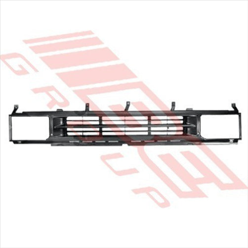 Nissan GRILLE - SILVER & BLACK - LARGE H/L - NISSAN NAVARA/TERRANO 1990-95