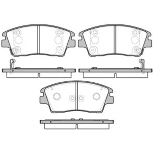 Remsa FRONT BRAKE PADS HYUNDAI TUCSON 2015-