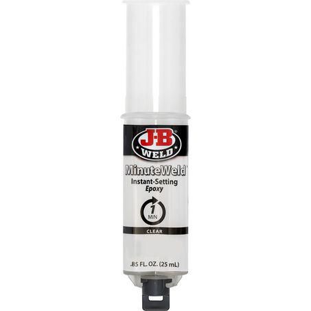 JB Weld MinuteWeld Epoxy Adhesive Syringe Mixer 25ml 50101