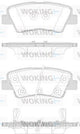 BRAKE PADS REAR HYUNDAI I40 / TUCSON / VELOSTER 12> -  P12623.42