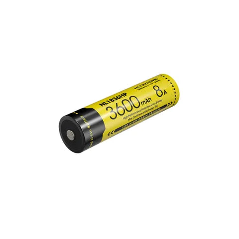 NITECORE NL1836HP 18650 Rechargeable Li-Ion Battery â€“ 3.6V 3600mAh, 8A High-Performance