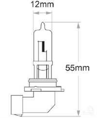 OEX HB3 Globe 12V 60W Standard - 1 Pce