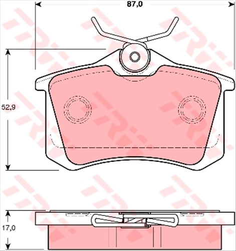 TRW Brake Pad Set (DB1449)