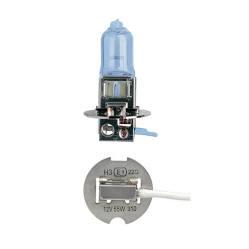 Narva H3 PK22s Arctic Blue Globe 12V 55W - 2 Pce