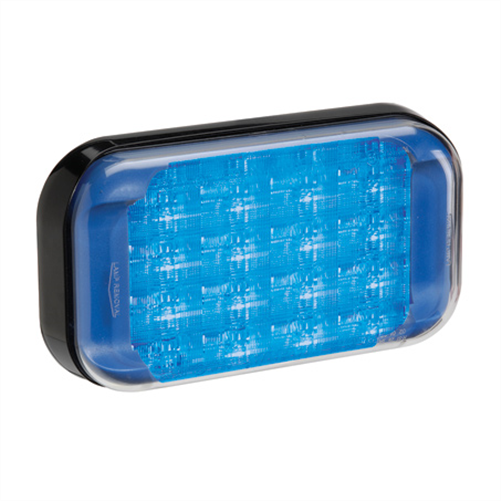LED STROBE BLUE 9 TO 33V PERMANENT MOUNT 85222B
