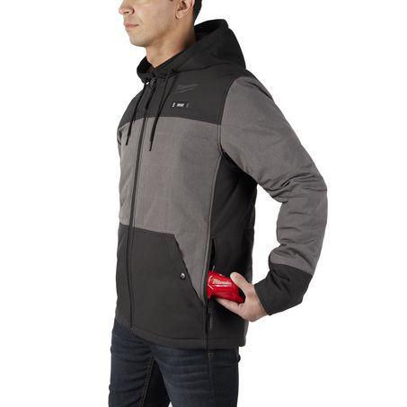 Milwaukee M12 AXIS Heated Jacket Grey - S M12HPJGREY0S