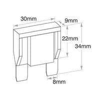 OEX Maxi Blade Fuse 70A Brown 1 Pce