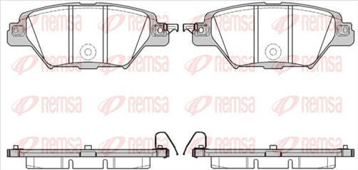 Remsa REAR BRAKE PADS - MAZDA CX9 2016-