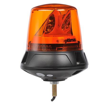 Narva 12/24V Amber LED Optimax Beacon - Single Bolt 85662A