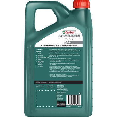 CASTROL MAGNATEC DIESEL 15W-40 ENGINE OIL 5L 3383364
