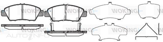 Front Brake Pad Set HONDA P12583.02