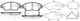 Front Brake Pad Set HONDA P12583.02