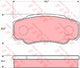 TRW Brake Pad Set (DB961)