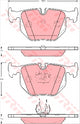 TRW Brake Pad Set (DB1397)