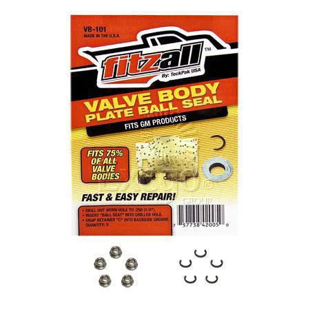 DRIVETECH V/B Plate Repair Kit 1/4 Ball