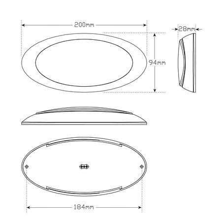 LED AUTO LAMPS Reverse Light LED 12 or 24V