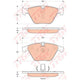 TRW Brake Pad Set