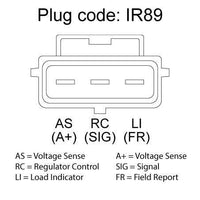 OEX FORD ALTERNATOR 12V 120A DENSO STYLE DXA4090