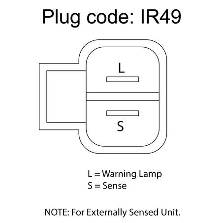 OEX Alternator 12V 100A Mitsubishi Style MXA320