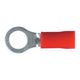 Narva Crimp Terminal Ring Red Terminal Entry 6.3mm Vinyl 100 Pce