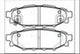 PROSELECT REAR DISC BRAKE PADS - SUBARU OUTBACK CERAMIC 03-