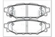 Bendix REAR DISC BRAKE PADS - SUBARU OUTBACK 03-
