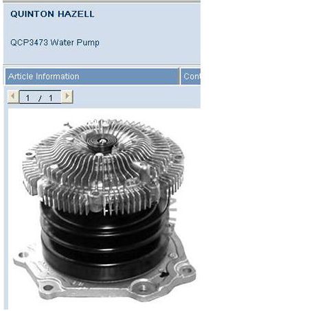 Gates WATER PUMP NISSAN TD27T 142mm 31mm