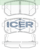 DISC PADS Rear Kia Hyundai 181712