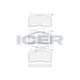 ICER DISC PADS FRONT MASERATI GHIBLI ALFA ROMEO GUILIETTA - 181730