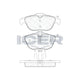 DISC PADS Rear Mercedes C Class W204/S204 01/2007- 181863