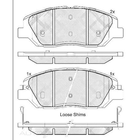 Disc Pads Front Hyundai Santa Fe Kia Sorento 09 181997