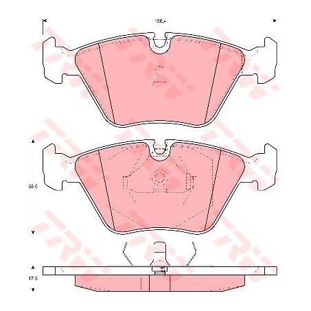 TRW Brake Pad Set (DB1242)
