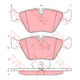 TRW Brake Pad Set (DB1242)