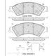 Front brake pads Ford Ranger 182109