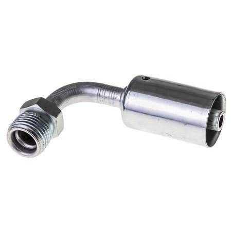 Atco Aluminium Fitting # 6 MIOR - Beadlock #6 90° BLX1821