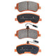 RDA BRAKES RDA GP Max General Purpose Low Metallic Brake Pad Set RDB2177
