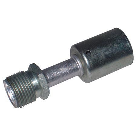 Atco Aluminium Fitting # 10 MIOR - Beadlock #10 Straight BLX1803