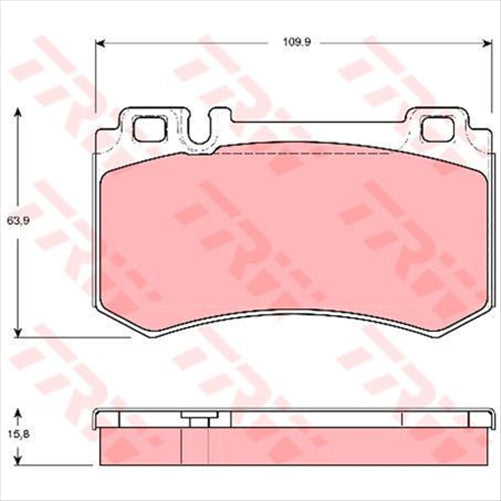 TRW Brake Pad Set